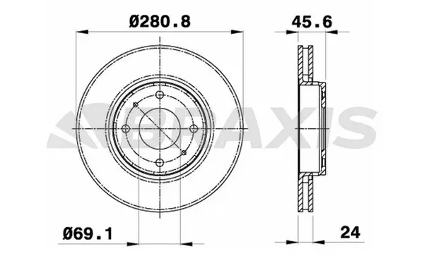 Brake Disc (AE0180)