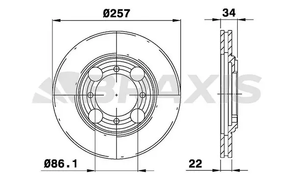 Brake Disc (AE0407)