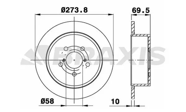 Brake Disc (AE0647)
