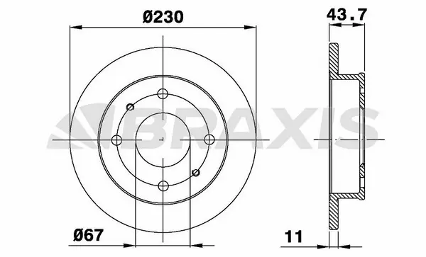 Brake Disc (AE0379)