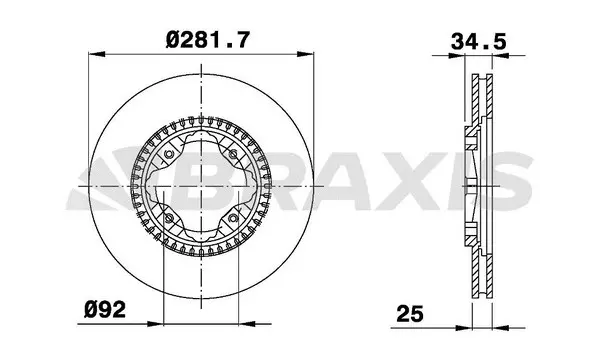 Brake Disc (AE0729)