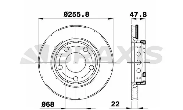 Brake Disc (AE0622)