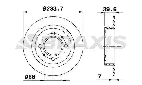 Brake Disc (AE0535)