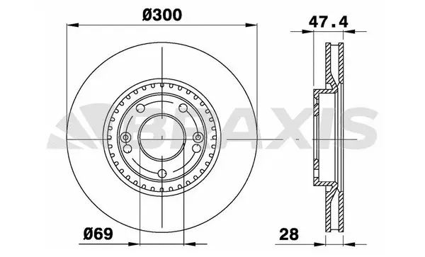 Brake Disc (AE0274)