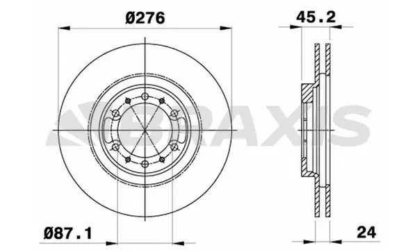 Brake Disc (AE0218)