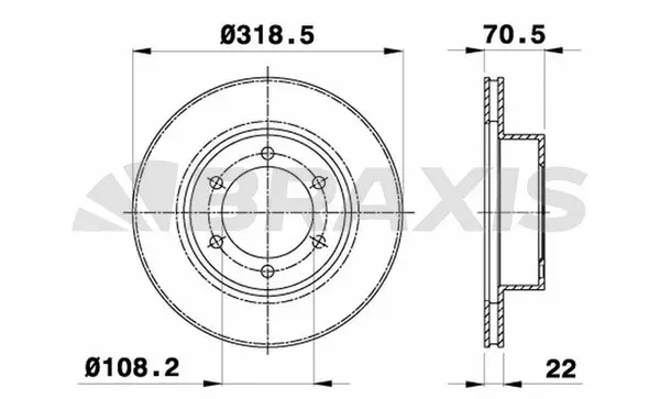 Brake Disc (AD1003)