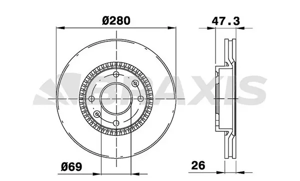 Brake Disc (AE0567)