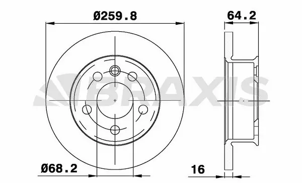 Brake Disc (AE0317)
