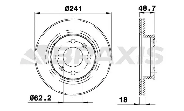 Brake Disc (AE0122)