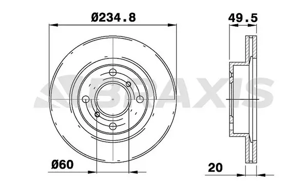 Brake Disc (AE0408)