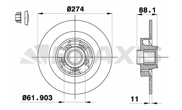 Brake Disc (AD0286)