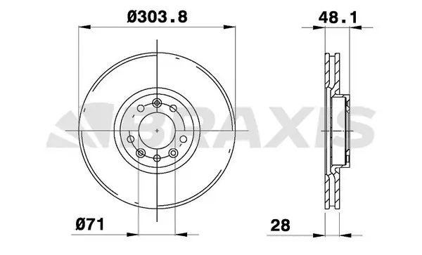 Brake Disc (AE0217)