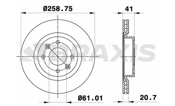 Brake Disc (AE0307)