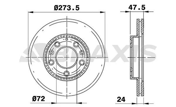 Brake Disc (AE0422)