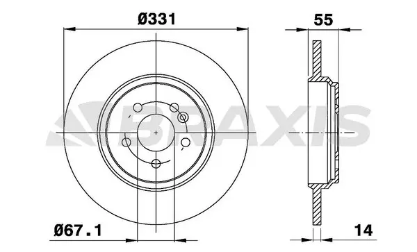 Brake Disc (AE0456)