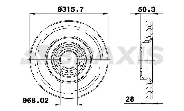 Brake Disc (AE0365)