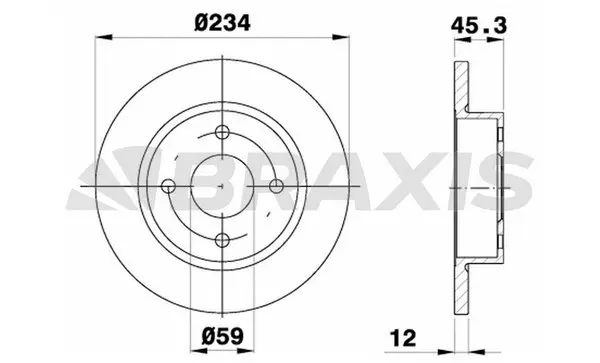 Brake Disc (AE0099)