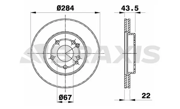 Brake Disc (AE0406)