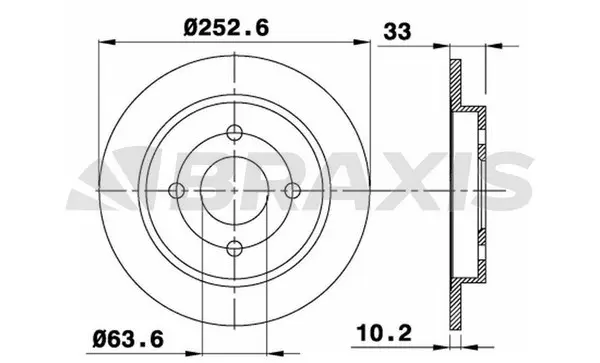 Brake Disc (AE0034)