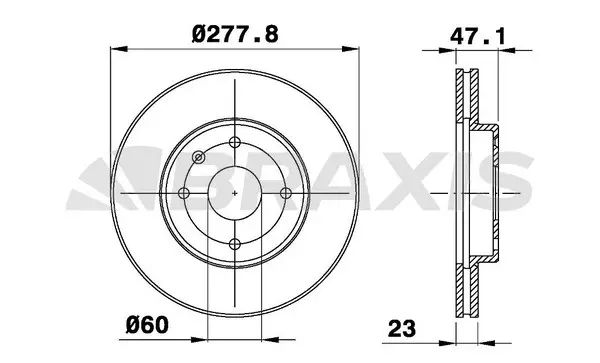 Brake Disc (AE0636)