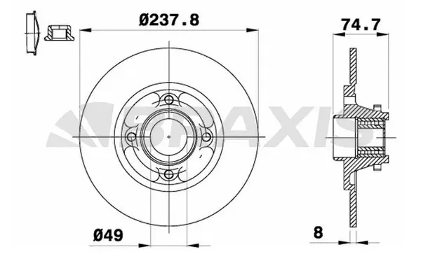Brake Disc (AD0203)