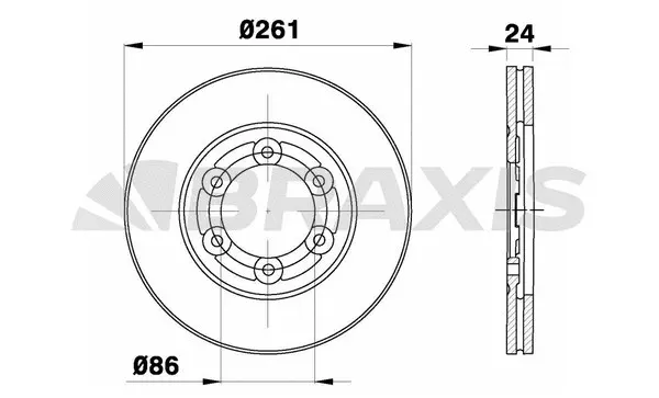 Brake Disc (AE0709)