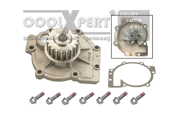 Water Pump, engine cooling (001-10-25185)