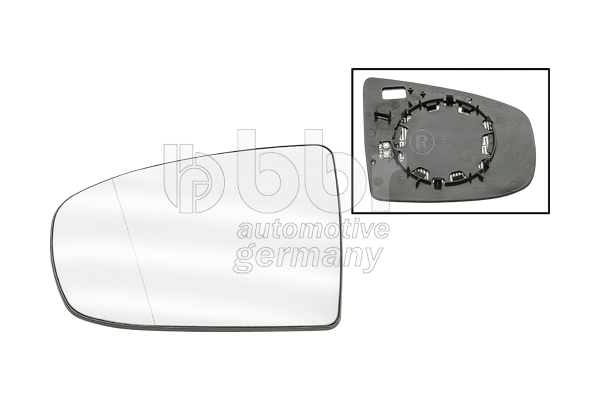 Mirror Glass, exterior mirror (001-10-22766)