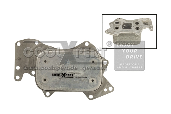 Oil Cooler, engine oil (001-10-25244)