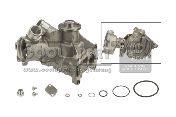 Water Pump, engine cooling (001-10-24895)