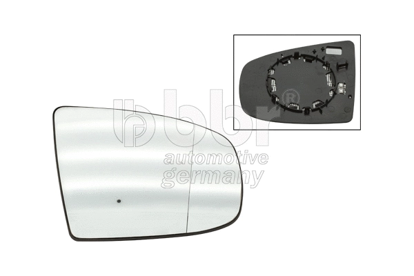 Mirror Glass, exterior mirror (001-10-22765)