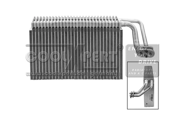 Evaporator, air conditioning (001-10-22040)