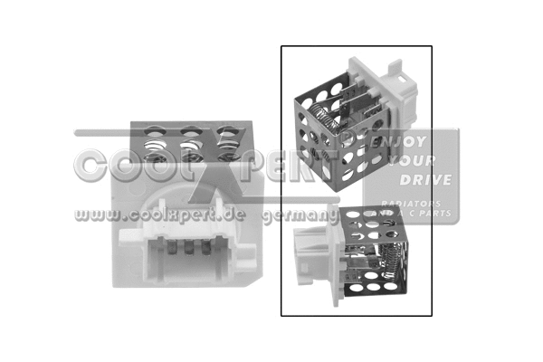 Resistor, interior blower (001-10-30710)
