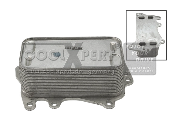 Oil Cooler, engine oil (001-10-25493)