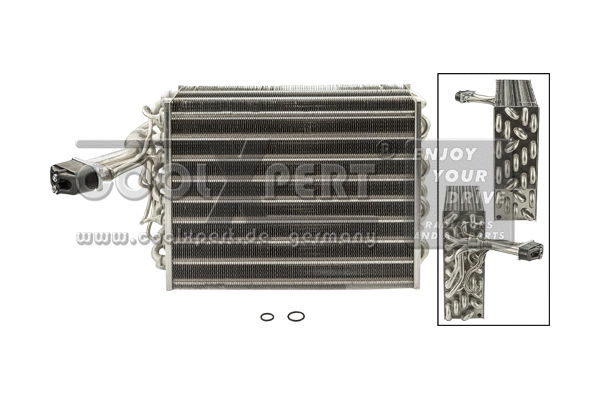 Evaporator, air conditioning (002-60-00553)