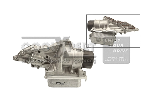 Oil Cooler, engine oil (001-10-22062)