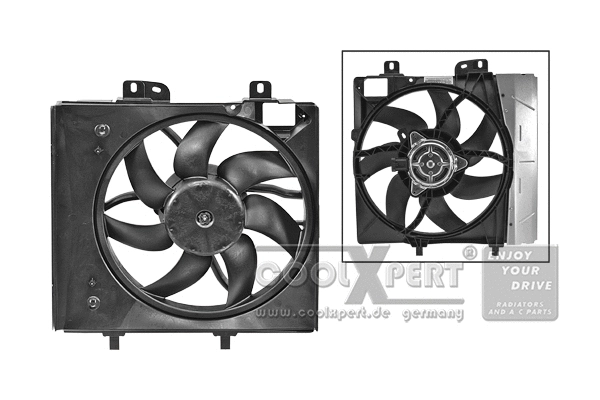 Fan, engine cooling (001-10-17281)