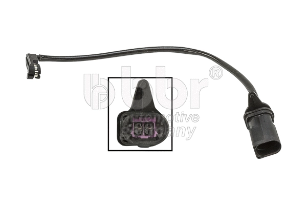 Warning Contact, brake pad wear (001-10-26531)