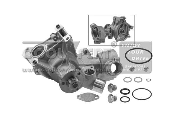 Water Pump, engine cooling (001-60-02119)
