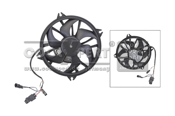 Fan, engine cooling (001-10-25296)