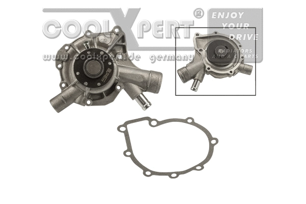 Water Pump, engine cooling (001-60-04366)