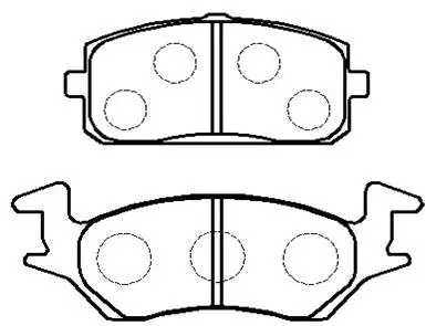 Brake Pad Set, disc brake (HP9103)