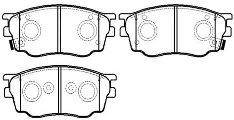 Brake Pad Set, disc brake (HP5144)