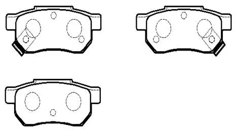 Brake Pad Set, disc brake (HP5123)