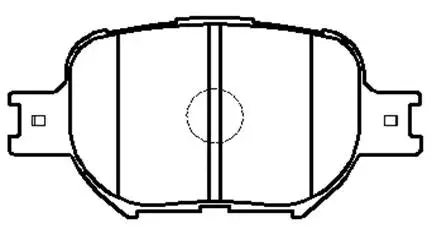 Brake Pad Set, disc brake (HP5201)