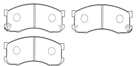 Brake Pad Set, disc brake (HP8261)