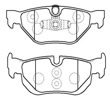 Brake Pad Set, disc brake (HP9938)