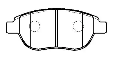 Brake Pad Set, disc brake (HP9602)