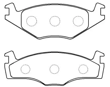 Brake Pad Set, disc brake (HP9009)