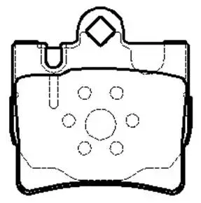 Brake Pad Set, disc brake (HP5193)